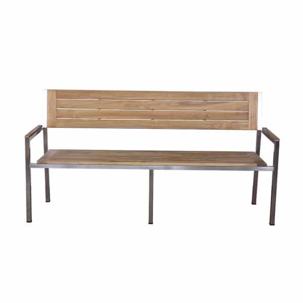 Teak & Home - Sitzbank Firenze mit Armlehne