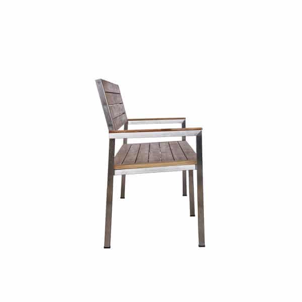 Teak & Home - Sitzbank Firenze mit Armlehne