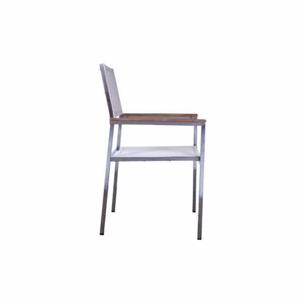 Teak & Home - Stapelstuhl Palermo Creme