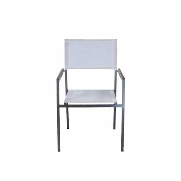 Teak & Home - Stapelstuhl Palermo Creme