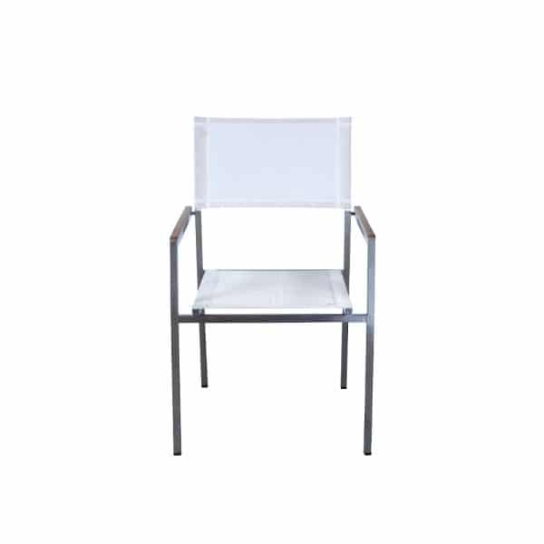 Teak & Home - Stapelstuhl Palermo Creme
