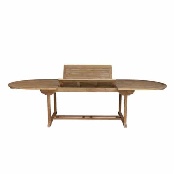 Teak & Home - Teak Holztisch Venezia Oval ausziehbar