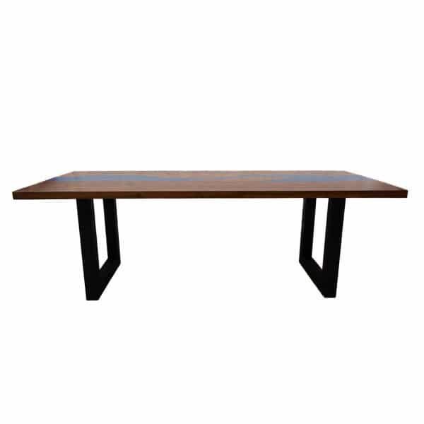 Teak & Home - Esstisch River Grey Epoxidharz
